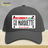 Go Marquette Novelty License Plate Hat Cotton / Charcoal