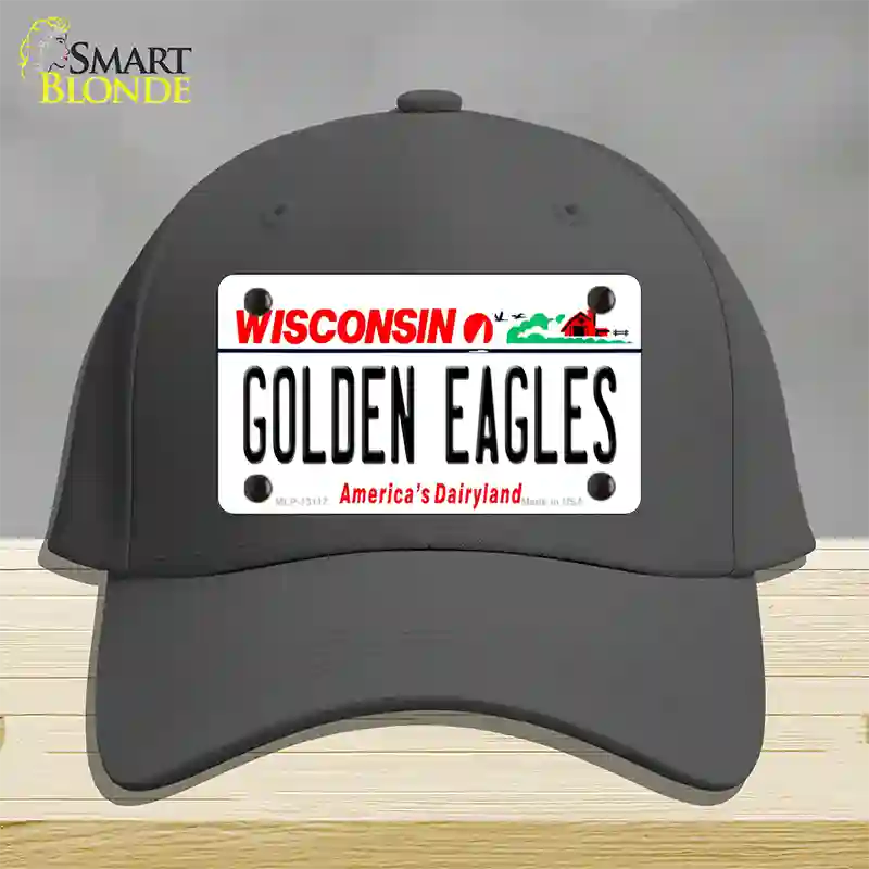 Golden Eagles Novelty License Plate Hat Cotton / Charcoal