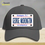 George Washington Novelty License Plate Hat Cotton / Charcoal