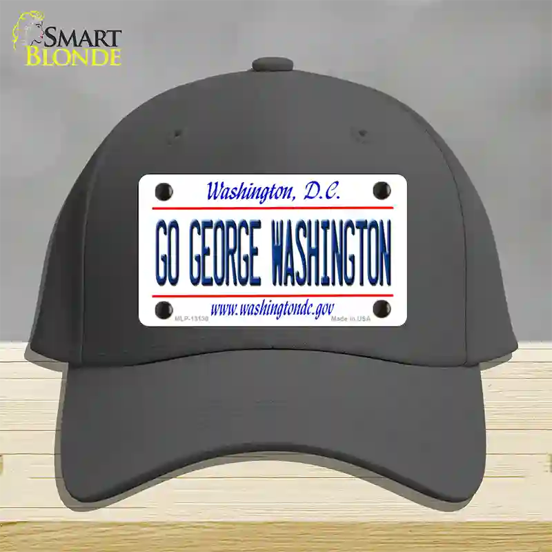 Go George Washington Novelty License Plate Hat Cotton / Charcoal