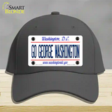 Go George Washington Novelty License Plate Hat Cotton / Charcoal