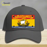 New Brunswick Canada Flag Novelty License Plate Hat Cotton / Charcoal