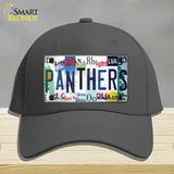 Panthers Strip Art Novelty License Plate Hat Tag Cotton / Charcoal