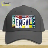 Bengals Strip Art Novelty License Plate Hat Tag Cotton / Charcoal