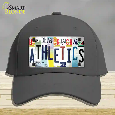 As Strip Art Novelty License Plate Hat Tag Cotton / Charcoal