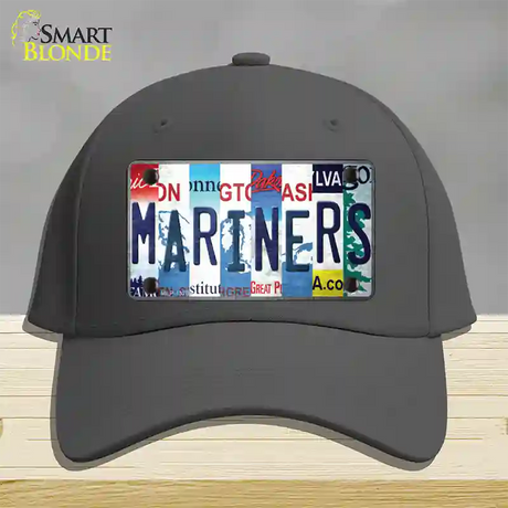 Mariners Strip Art Novelty License Plate Hat Tag Cotton / Charcoal