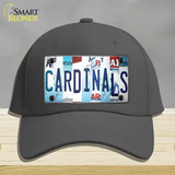 Cardinals Baseball Strip Art Novelty License Plate Hat Tag Cotton / Charcoal