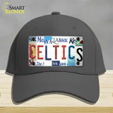 Celtics Strip Art Novelty License Plate Hat Tag Cotton / Charcoal