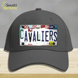 Cavaliers Strip Art Novelty License Plate Hat Tag Cotton / Charcoal