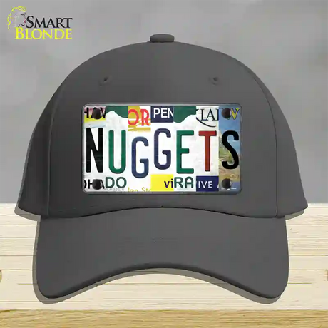 Nuggets Strip Art Novelty License Plate Hat Tag Cotton / Charcoal