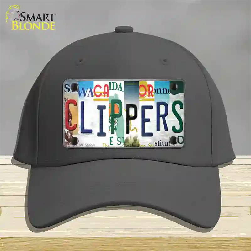 Clippers Strip Art Novelty License Plate Hat Tag Cotton / Charcoal