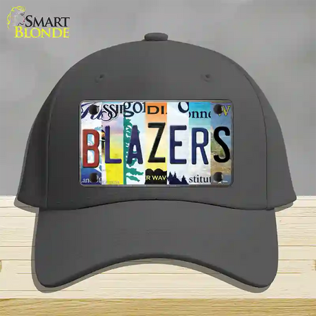 Blazers Strip Art Novelty License Plate Hat Tag Cotton / Charcoal