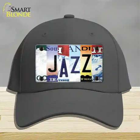 Jazz Strip Art Novelty License Plate Hat Tag Cotton / Charcoal