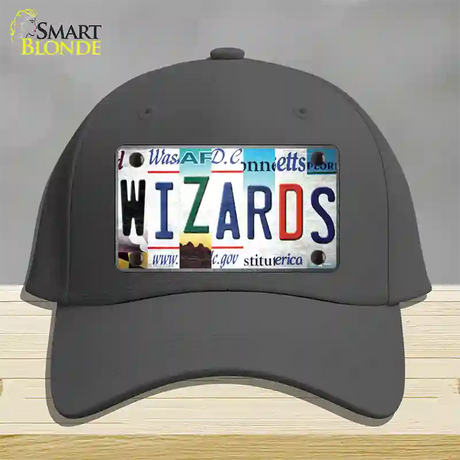 Wizards Strip Art Novelty License Plate Hat Tag Cotton / Charcoal