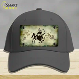 Sagittarius Zodiac Novelty License Plate Hat Cotton / Charcoal