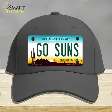 Go Suns Novelty License Plate Hat Tag Cotton / Charcoal