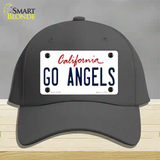 Go Angels Novelty License Plate Hat Tag Cotton / Charcoal