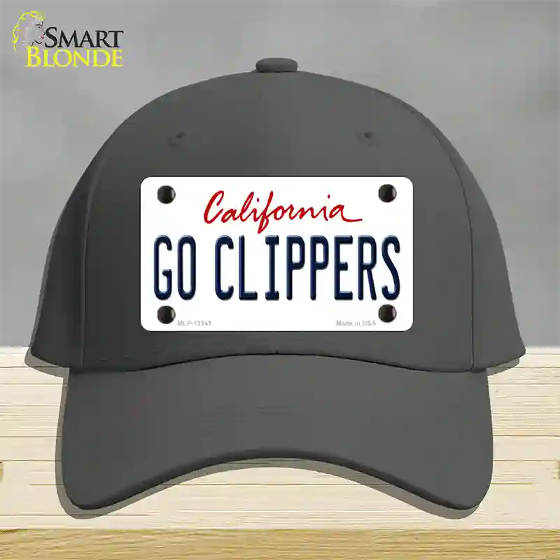 Go Clippers Novelty License Plate Hat Tag Cotton / Charcoal