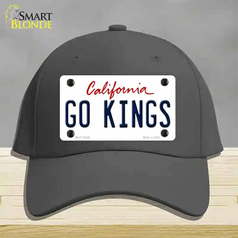 Go Kings Novelty License Plate Hat Tag Cotton / Charcoal