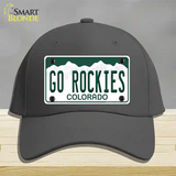 Go Rockies Novelty License Plate Hat Tag Cotton / Charcoal