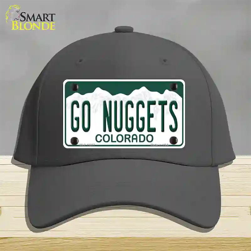 Go Nuggets Novelty License Plate Hat Tag Cotton / Charcoal