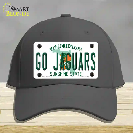 Go Jaguars Novelty License Plate Hat Tag Cotton / Charcoal