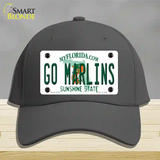 Go Marlins Novelty License Plate Hat Tag Cotton / Charcoal