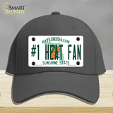 Number 1 Heat Fan Novelty License Plate Hat Tag Cotton / Charcoal