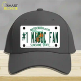 Number 1 Magic Fan Novelty License Plate Hat Tag Cotton / Charcoal