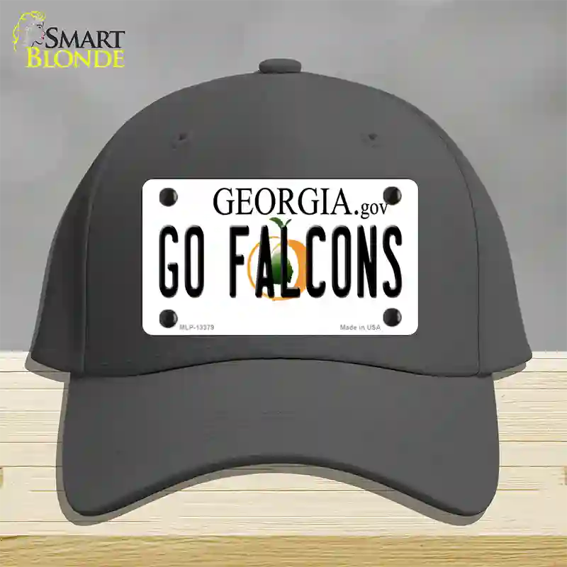 Go Falcons Novelty License Plate Hat Tag Cotton / Charcoal