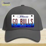 Go Bulls Novelty License Plate Hat Tag Cotton / Charcoal