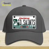 Go Saints Novelty License Plate Hat Tag Cotton / Charcoal