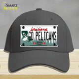 Go Pelicans Novelty License Plate Hat Tag Cotton / Charcoal