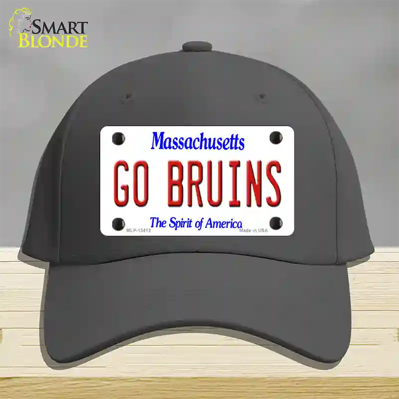 Go Bruins Novelty License Plate Hat Tag Cotton / Charcoal