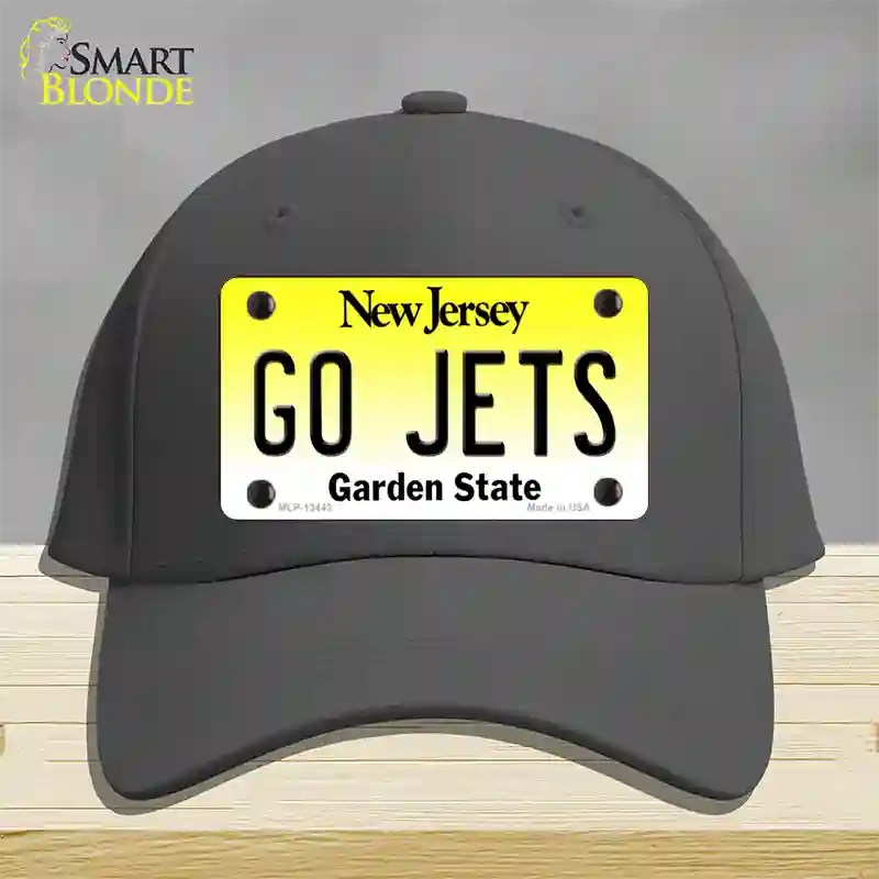 Go Jets Novelty License Plate Hat Tag Cotton / Charcoal