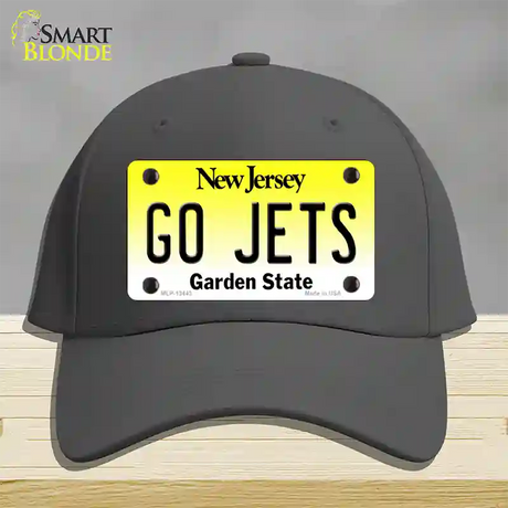 Go Jets Novelty License Plate Hat Tag Cotton / Charcoal