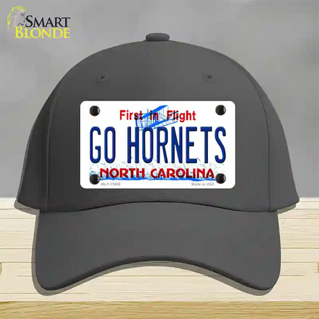 Hornets Fan Novelty License Plate Hat Tag Cotton / Charcoal