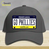 Go Phillies Novelty License Plate Hat Tag Cotton / Charcoal