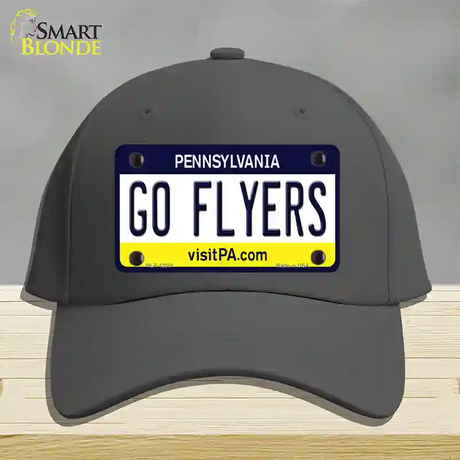 Go Flyers Novelty License Plate Hat Tag Cotton / Charcoal