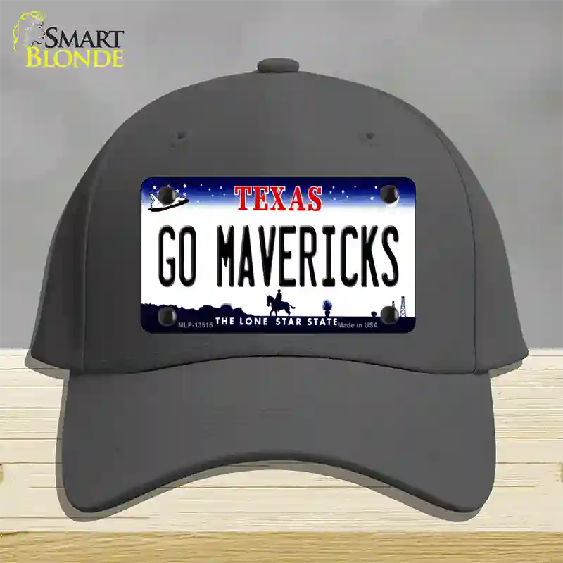 Go Mavericks Novelty License Plate Hat Tag Cotton / Charcoal