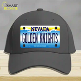 Golden Knights Novelty License Plate Hat Tag Cotton / Charcoal