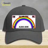 Hawaii Blank Novelty License Plate Hat Tag Cotton / Charcoal