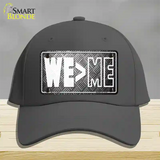 We Greater Than Me Novelty License Plate Hat Tag Cotton / Charcoal