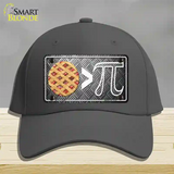 Pie Greater Than Pi Novelty License Plate Hat Tag Cotton / Charcoal