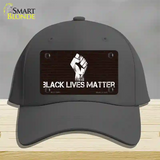 Black Lives Matter Brick Novelty License Plate Hat Tag Cotton / Charcoal