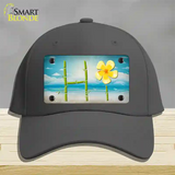 HI Bamboo Novelty License Plate Hat Tag Cotton / Charcoal