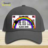 I Heart Big Island Novelty License Plate Hat Tag Cotton / Charcoal