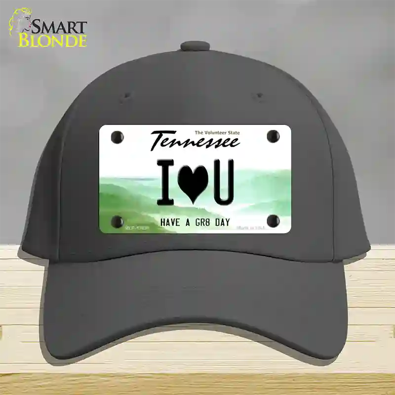 I Heart You Novelty License Plate Hat Tag Cotton / Charcoal