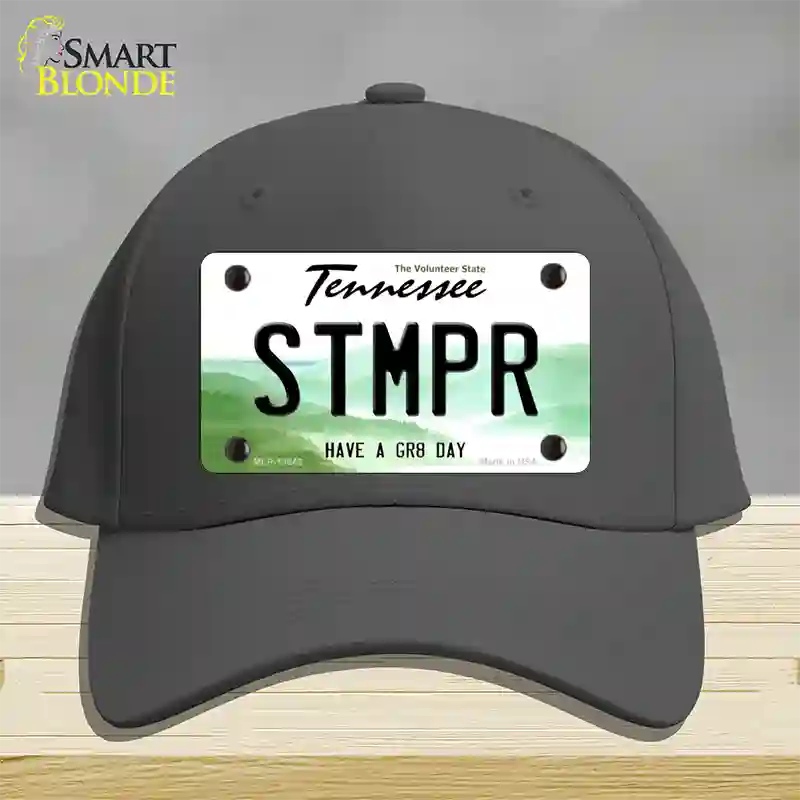 Stomper Novelty License Plate Hat Tag Cotton / Charcoal