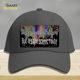 Drugs Lead Nowhere Novelty License Plate Hat Tag Cotton / Charcoal